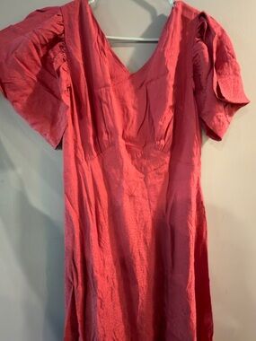Ted Baker Rose Pink Textured Slip Dress